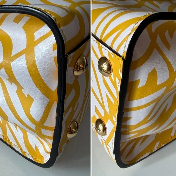 🌼Fendi Peekaboo x Sarah Coleman FF Vertigo - Mini Mimosa/White Gold Hardware - Picture 7 of 16